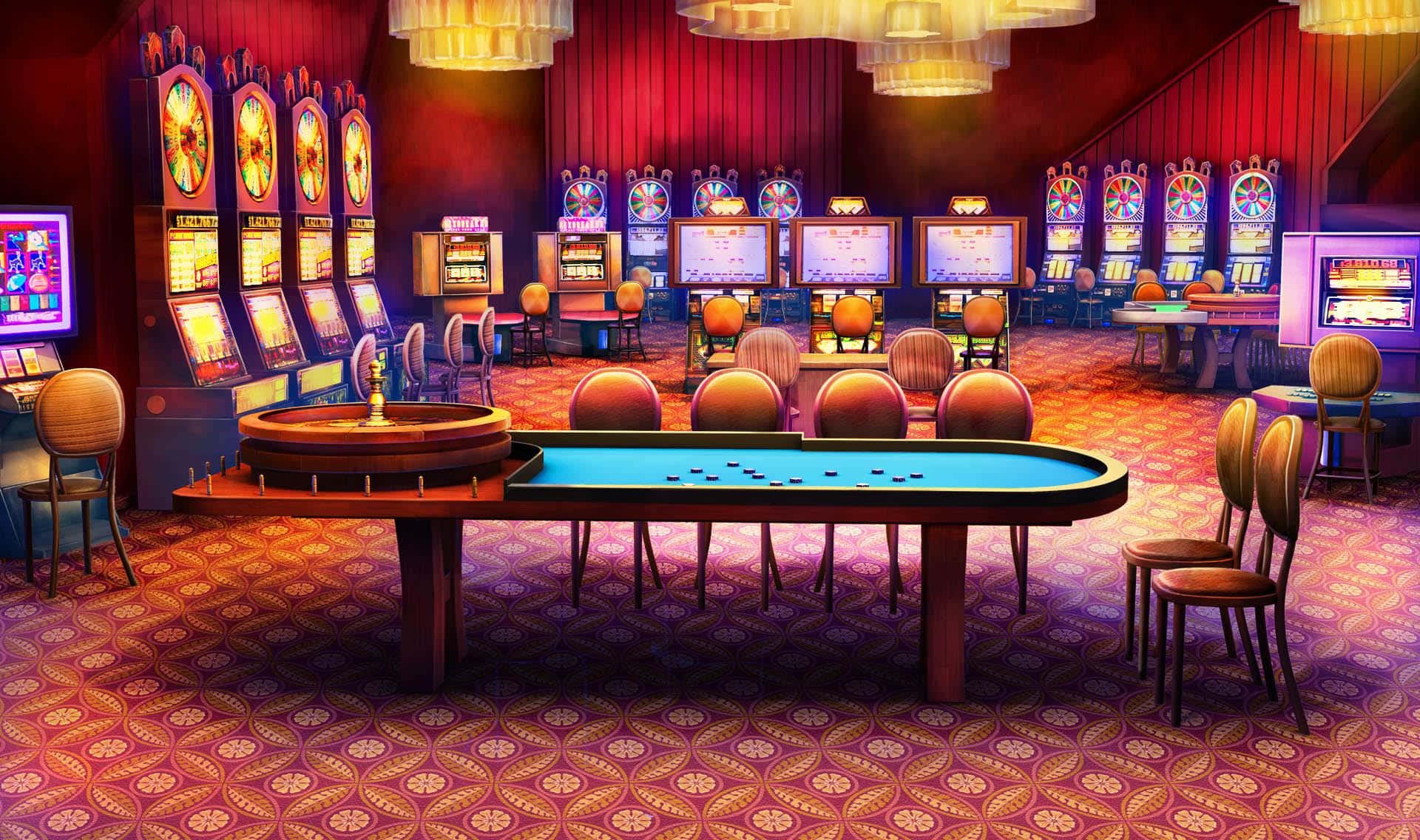 Mobile friendly slot game interface on smartphone